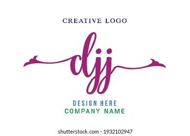 DJJ lettering logo is simple, easy to understand and authoritative