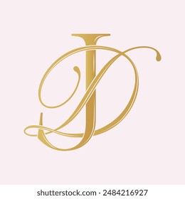 DJ,JD , logo DJ,Letter DJ,monogram DJ, vector, logo, Wedding Monogram Initials, Wedding Logo, Wedding Monogram,Logo Design, calligraphy,letters,alphabet