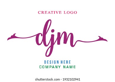 DJM lettering logo is simple, easy to understand and authoritative