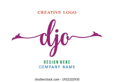 El logotipo de la inscripción DJO es sencillo, fácil de entender y autorizado
