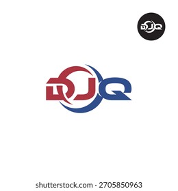DJQ Logo Letras Iniciales Acrónimo
