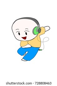 dj's dance with his dj set