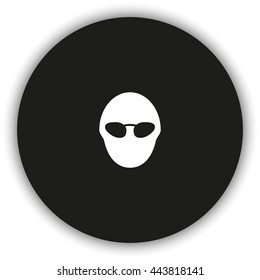 DJ's sunglasses.