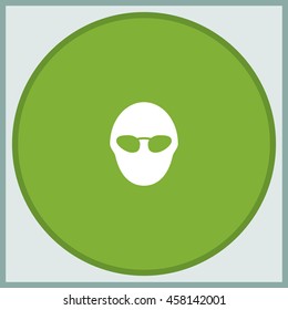 DJ's sunglasses.