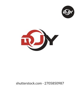 DJY Logo Letters Initials Acronym