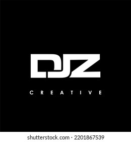 DJZ Letter Initial Logo Design Template Vector Illustration