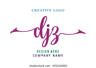 DJZ lettering logo is simple, easy to understand and authoritative