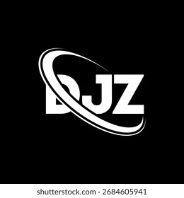 DJZ logo. DJZ letter. DJZ letter logo design. Initials DJZ logo linked with circle and uppercase monogram logo. DJZ-typography for technology, business and real estate brand.
