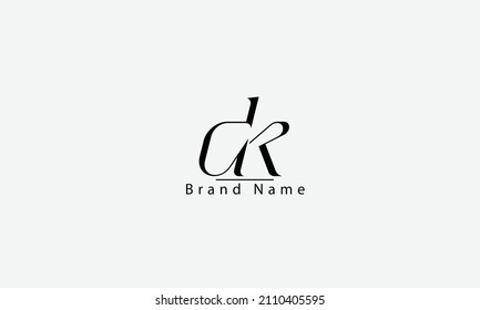 DK KD D K abstract vector logo monogram template