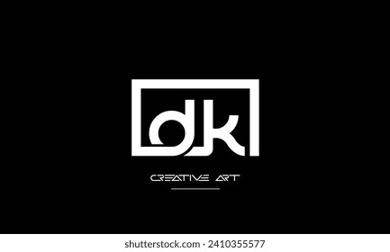 DK, KD, D, K abstract letters logo monogram