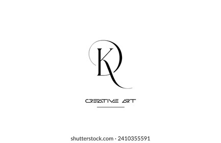 DK, KD, D, K abstract letters logo monogram