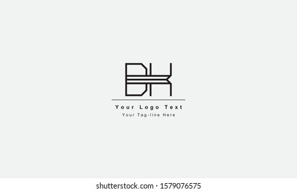 DK or KD letter logo. Unique attractive creative modern initial DK KD D K initial based letter icon logo