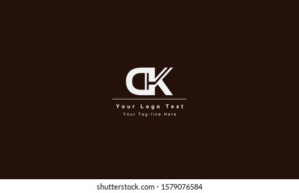 DK or KD letter logo. Unique attractive creative modern initial DK KD D K initial based letter icon logo