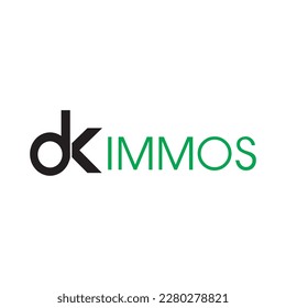 dk letter, letter d and k logo, vector, real estate, lettering, styling, minimalistic, building, 