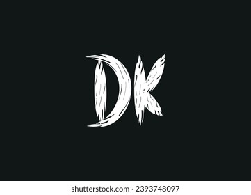 DK letter logo desigen and initial logo desigen