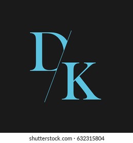 Dk Logo Stock Vector (Royalty Free) 632315804 | Shutterstock