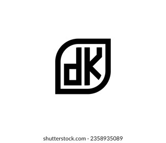 DK logo design vector template