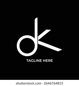 O logotipo DK apresenta um monograma moderno e limpo que combina as letras "D" e "K" em um símbolo coeso. O design normalmente usa linhas geométricas em negrito para criar um forte impacto visual.