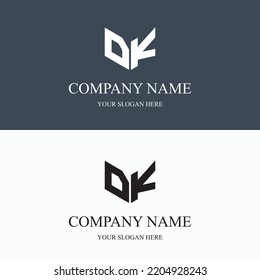 DK logo initial letter luxury royal logo. template symbol. modern golden luxury logo. abstract monogram vector letter mark brand fashion. icon  business monogram boutique font Clothing minimalist.