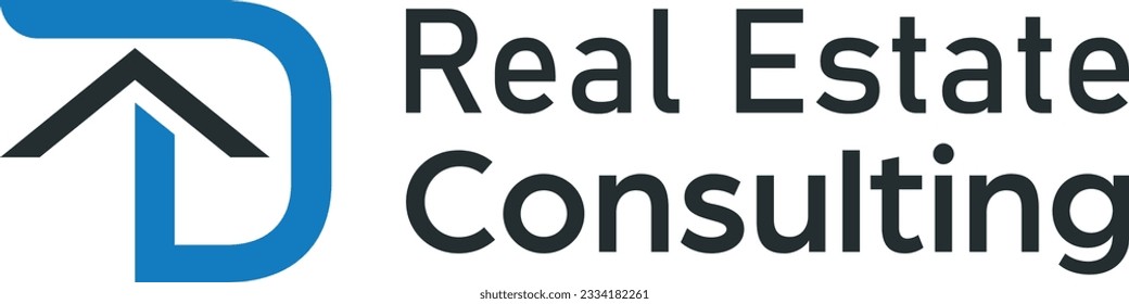 DK Real, D real estate logo, Real Estate Consulting, Building Logo logotype
