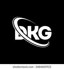 DKG logo. DKG letter. DKG letter logo design. Initials DKG logo linked with circle and uppercase monogram logo. DKG-typography for technology, business and real estate brand.