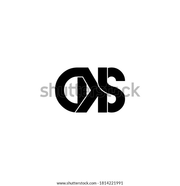 Dks Letter Original Monogram Logo Design Stock Vector Royalty Free