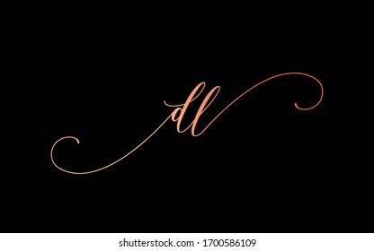 Dl Letter Logo Images Stock Photos Vectors Shutterstock