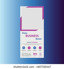 Dl Flyer or Rack card design