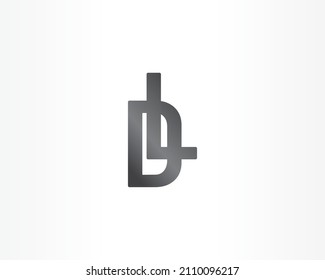 DL-Anfangsbuchstaben-Icon-Konzept