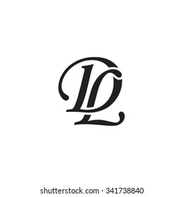 DL Initial Monogram Logo