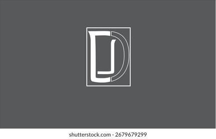 DL, LD ABSTRACT LETTER LOGO MONOGRAM