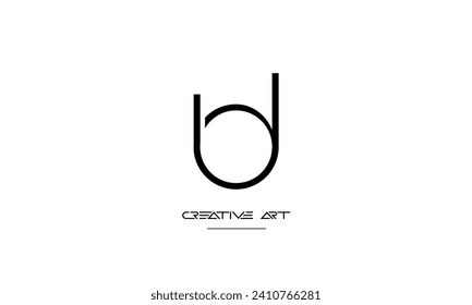 DL, LD, D, L abstrakte Buchstaben Logo-Monogramm