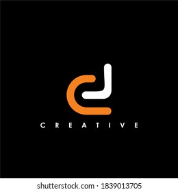 DL Letter Initial Logo Design Template Vector Illustration