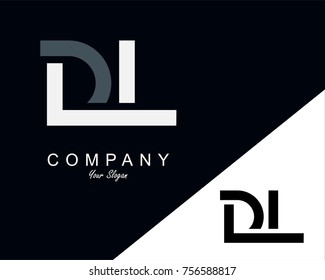 DL Letter Logo Design Template