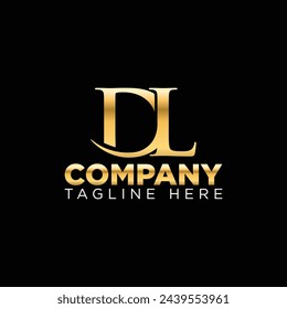 DL letter modern vector logo icon template design