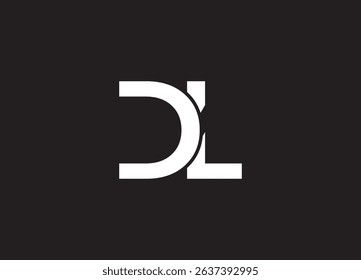 DL Logo Design Creative and Modern Logo Design