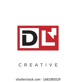dl logo design symbol icon