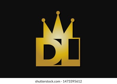 dl logo with gold crown