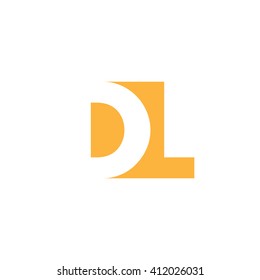 Dl Logo Vector Graphic Branding Letter Stock Vector (Royalty Free ...