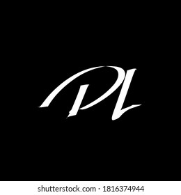 DL Signature initial logo template vector