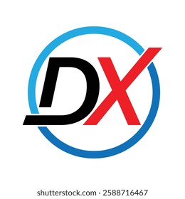 DL  simple icon vector modern font Minimalist Letter Logo Design