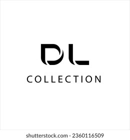 D,L vector logo. DL logo. Business logo. D,L letters monogram