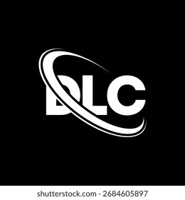 DLC logo. DLC letter. DLC letter logo design. Initials DLC logo linked with circle and uppercase monogram logo. DLC-typography for technology, business and real estate brand.