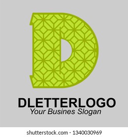 
DLetter Logo Design. Modern DIcon With Creative and Beautiful Monogram Design Vector Illustration. - Vector 
