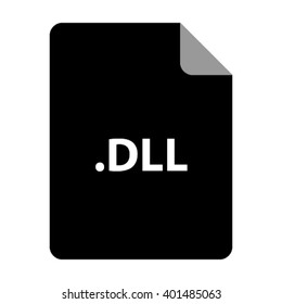 DLL File Format Icon - Vector