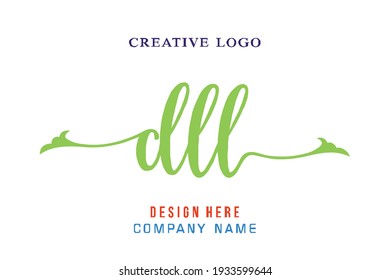 DLL lettering logo is simple, easy to understand and authoritative