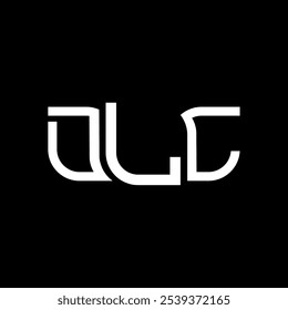 Diseño de logotipo de DLL, logotipo simple y moderno de DLL. DLL diseño de alfabeto lujoso  