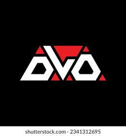 Diseño del logotipo de la letra del triángulo DLO con forma de triángulo. Monograma de diseño del logotipo del triángulo DLO. Plantilla de logotipo vectorial de triángulo DLO con color rojo. Logo triangular DLO Diseño sencillo, elegante y lujoso.