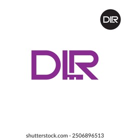 DLR Logo Letter Monogram Design