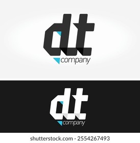 DLT company logo vector design